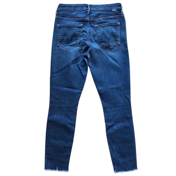 Mother High Waisted Looker Ankle Fray Wash Home Movies 27 - Picture 3 of 14